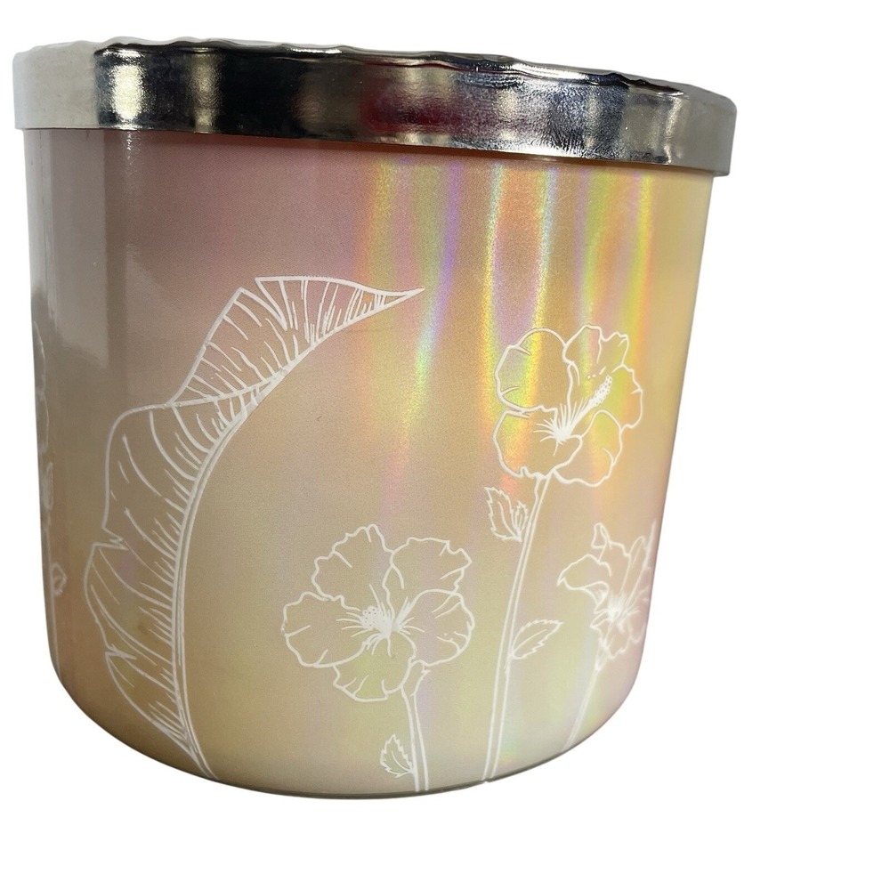 Bath & Body Works STRAWBERRY DAIQUIRI 3 wick Candle 14.5 oz. Farmhouse Cottage - Picture 3 of 5
